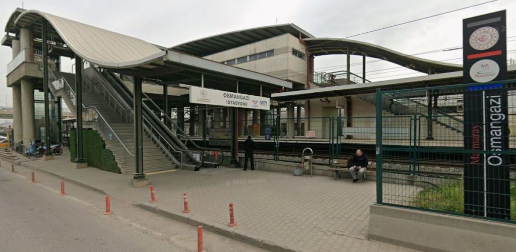 Osmangazi Marmaray Durağı görünümü 