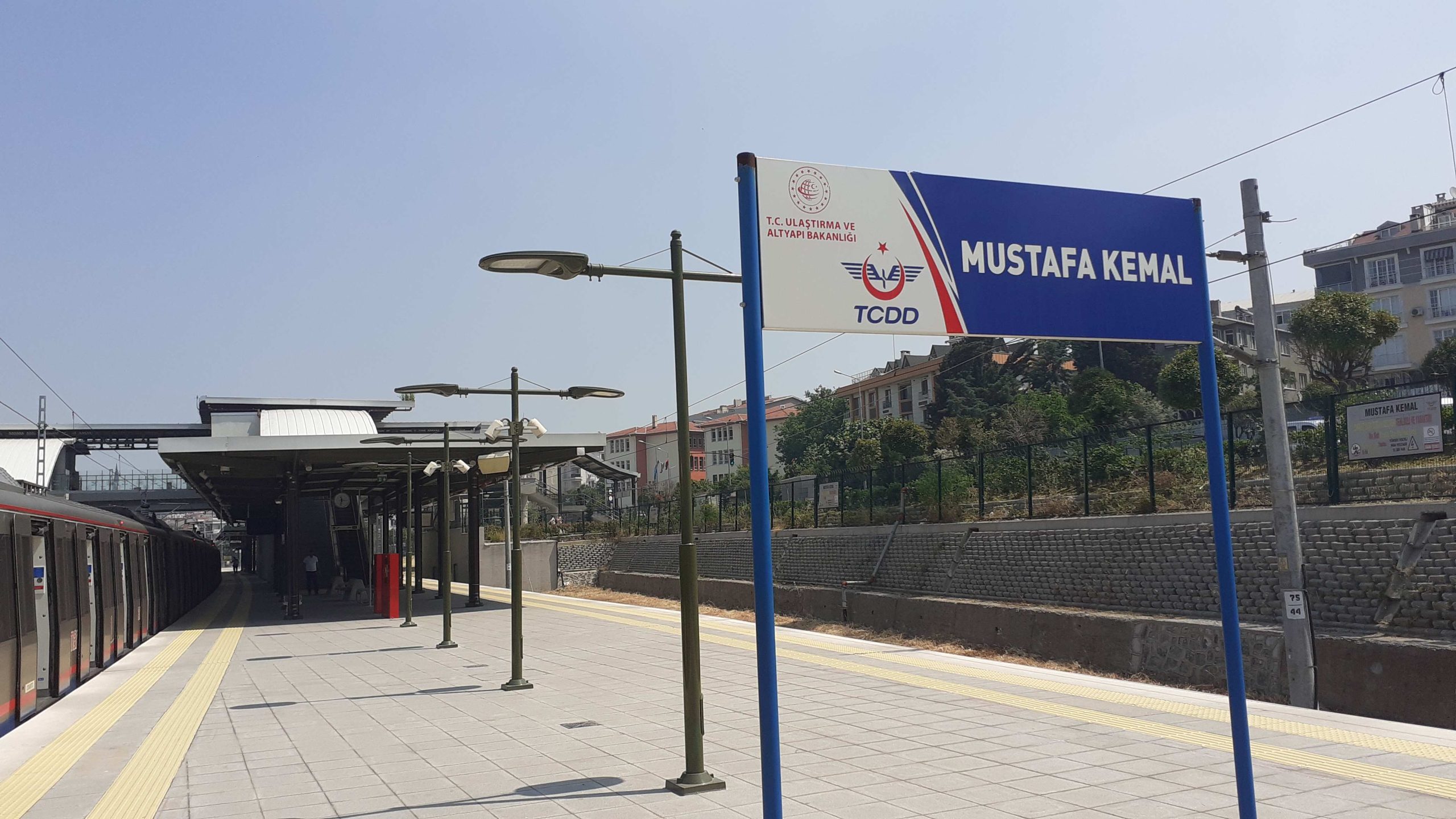 Mustafa Kemal Marmaray İstasyonu görünümü