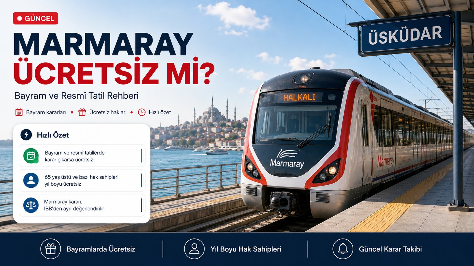 Marmaray ücretsiz mi: bayram ve resmî tatil kararları ile yıl boyu ücretsiz hak sahipleri rehberi